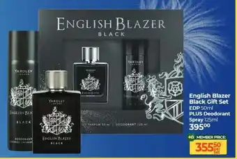 English Blazer Black Gift Set