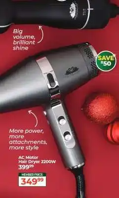Dis-Chem AC Motor Hair Dryer 2200W offer