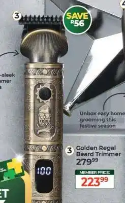 Dis-Chem Golden Regal Beard Trimmer offer