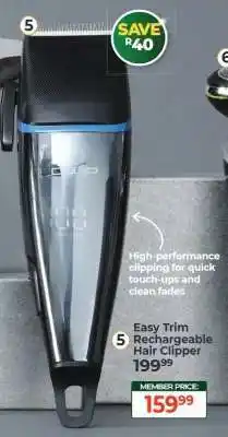 Dis-Chem Easy Trim Rechargeable Hair Clipper offer