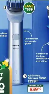 Dis-Chem All-in-One Trimmer S5000 offer