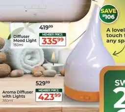 Dis-Chem Aroma Diffuser with Lights offer