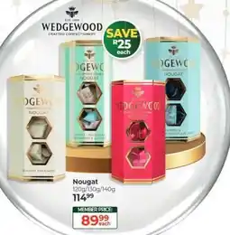 Dis-Chem Wedgewood Handmade Honey Nougat offer