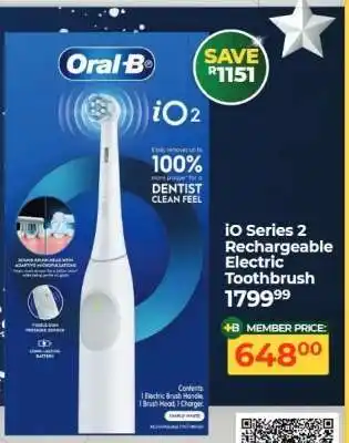 Oral-B iO Series 2 Rechargeable Electric Toothbrush