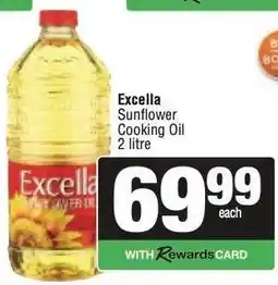Spar Excella Sunflower Cooking Oil offer