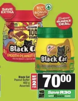 Spar BLACK CAT PEANUT BUTTER offer