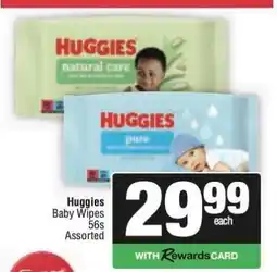 Spar Huggies Baby Wipes offer