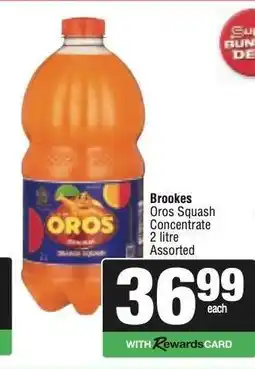Spar Brookes Oros Squash Concentrate offer