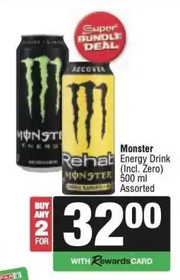 Spar MONSTER ENERGY DRINK offer