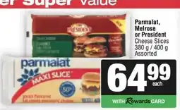 Spar Parmalat, Melrose or President Cheese Slices offer