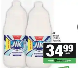 Spar Jik Bleach offer