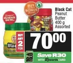 Spar BLACK CAT PEANUT BUTTER offer