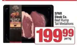 Spar SPAR Steak Co. Beef Rump Tail Medallions offer