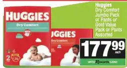 Spar Huggies Dry Comfort offer