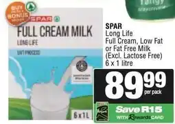 Spar SPAR Long Life Milk offer
