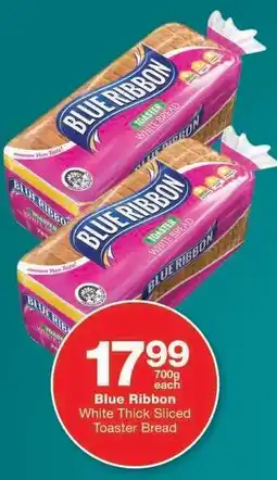 Checkers Blue Ribbon White Thick Sliced Toaster Bread offer