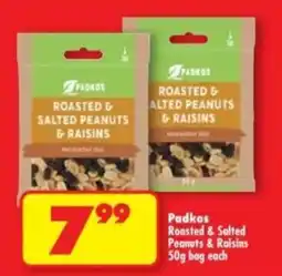 Shoprite Padkos Roasted & Salted Peanuts & Raisins offer