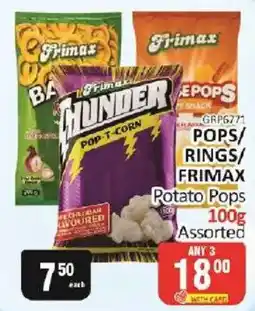 KitKat Cash and Carry Frimax Pops/Rings Potato Pops Assorted offer