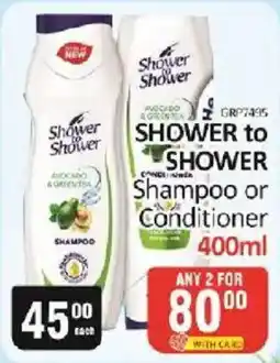 KitKat Cash and Carry Shower to Shower Shampoo or Conditioner offer