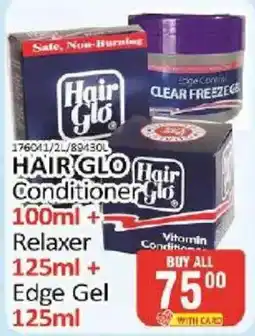 KitKat Cash and Carry Hair Glo Conditioner + Relaxer + Edge Gel offer