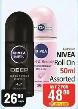 KitKat Cash and Carry NIVEA Roll On Assorted offer