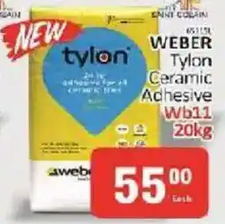 KitKat Cash and Carry WEBER Tylon Ceramic Adhesive offer