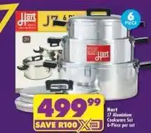 Shoprite J7 aluminium cookware set 6-piece offer