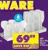 Shoprite Lav flute/wine glasses offer