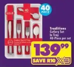 Shoprite Traditions Cutlery Set offer