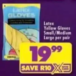 Shoprite Latex Gloves offer