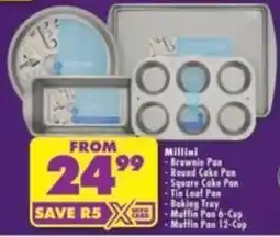 Shoprite Millini Cake Pans offer