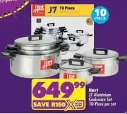 Shoprite Hart J7 Aluminium Cookware Set offer