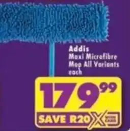 Shoprite Addis Maxi Microfibre Mop offer