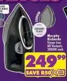 Shoprite Steam iron all variants 2000w offer