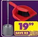 Shoprite Toilet brush and dustpan set offer