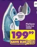 Shoprite Salton - platinum steam iron offer