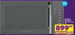 Shoprite Platinum - silver mirror microwave oven offer