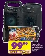Shoprite Mini - pulse bluetooth portable tube speaker offer
