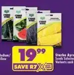 Shoprite Seeds selected variants offer