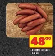 Shoprite Country russians offer