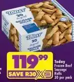 Shoprite Today - original sausage rolls offer