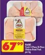 Shoprite Goldi - fresh 5-piece/8-piece chicken braai pack offer