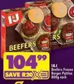 Shoprite I&j - burger patties offer