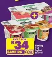 Shoprite Darling - fruit yoghurt offer