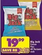 Shoprite Big jack - frozen pies offer