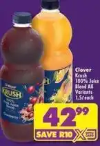 Shoprite Krush - 100% juice blend offer