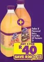 Shoprite Flavoured dairy fruit mix offer