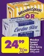Shoprite Wooden spoon - /cordon bleu baking margarine 500g each offer