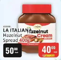 KitKat Cash and Carry LA ITALIANA Hazelnut Cream Spread offer