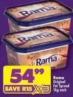 Shoprite Rama - original fat spread offer